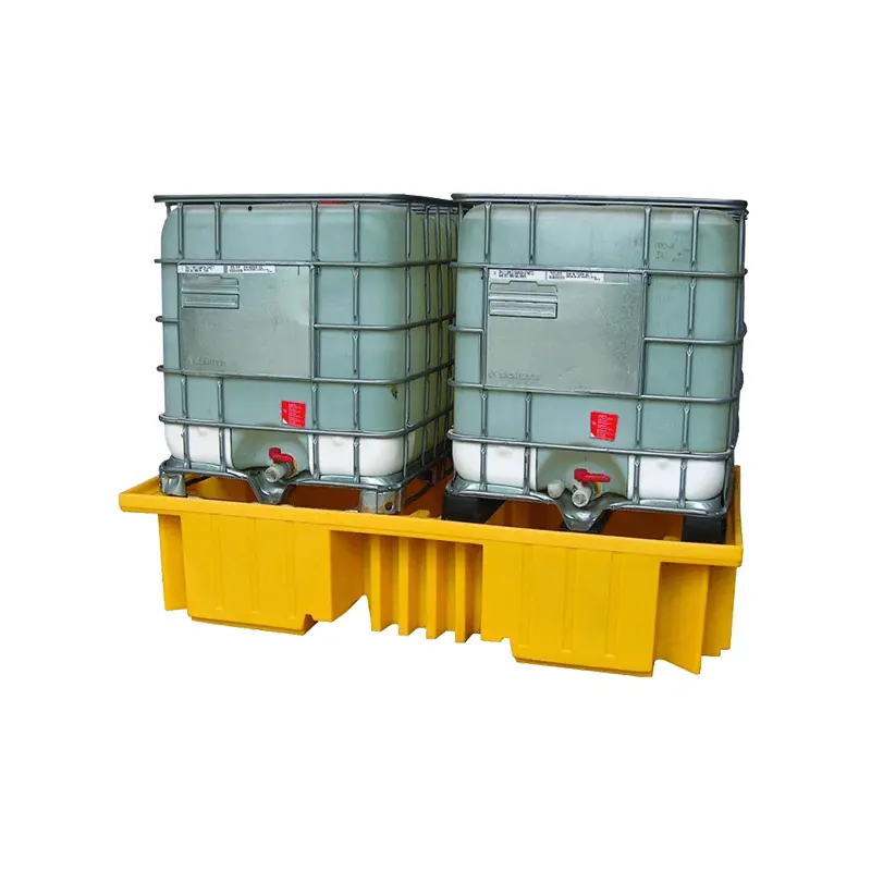 Go Dual Ibc Spill Pallet Bund No Grate 1