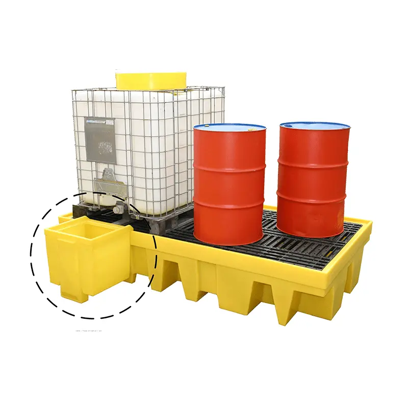 Go Dual Ibc Spill Pallet Dispensing Well 1