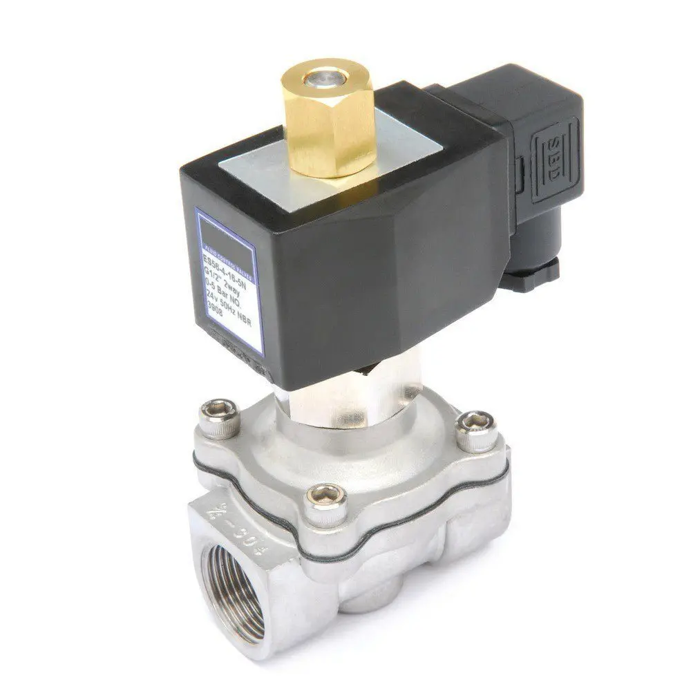 Go Es56 Stainless General Purpose Zero Differential Normally Open Solenoid Valves 1