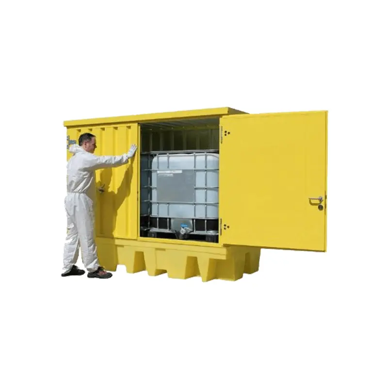 Go Hard Cover Dual Ibc Spill Pallet Bund 1