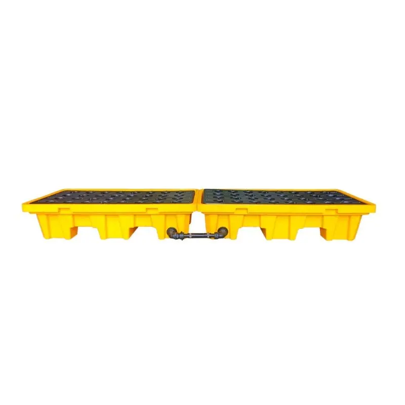 Go Inline 4 Drum Bunded Spill Pallet Spillsmart 1