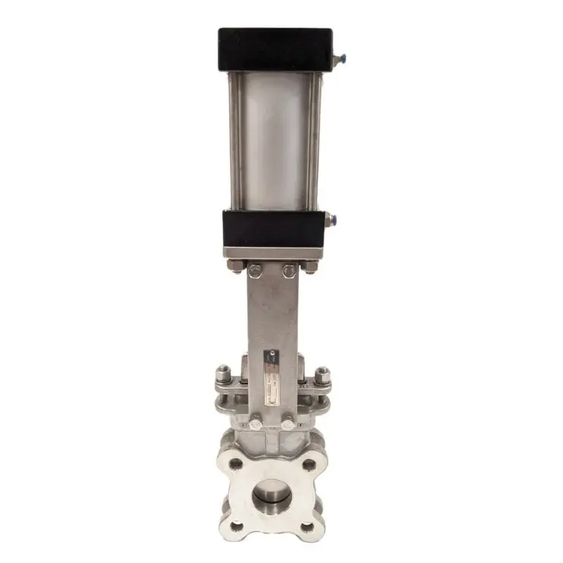 Go Kgsda 316 Stainless Knifegate Valves Actuated Double Acting Pneumatic 1