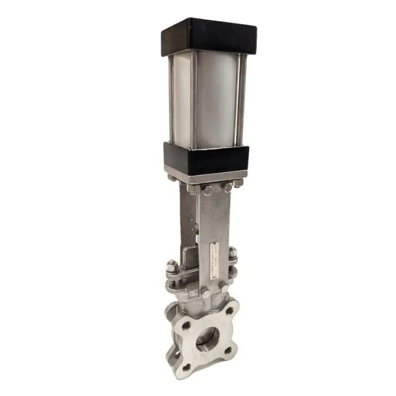 Go Kgsda 316 Stainless Knifegate Valves Actuated Double Acting Pneumatic 3