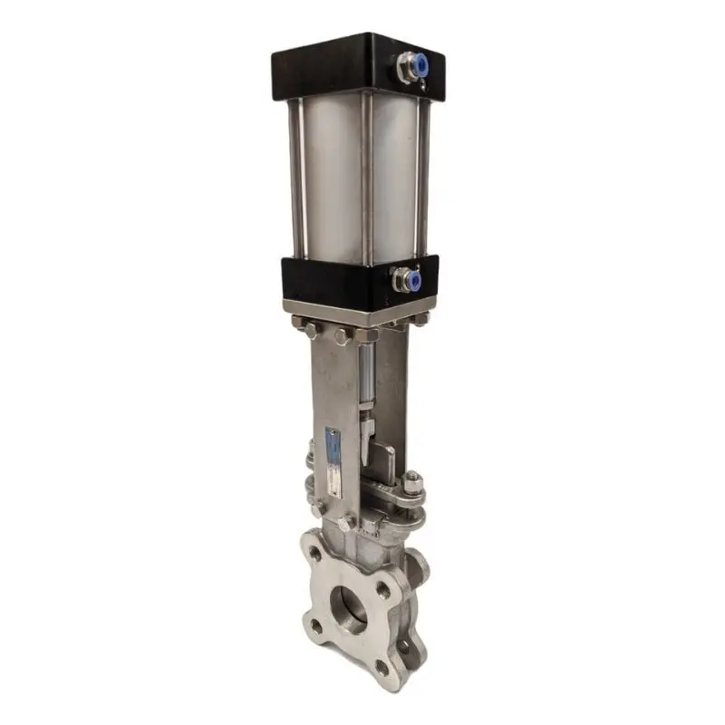 Go Kgsda 316 Stainless Knifegate Valves Actuated Double Acting Pneumatic 4
