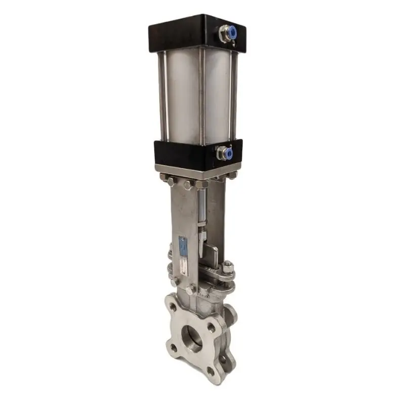 Go Kgsda 316 Stainless Knifegate Valves Actuated Double Acting Pneumatic 2