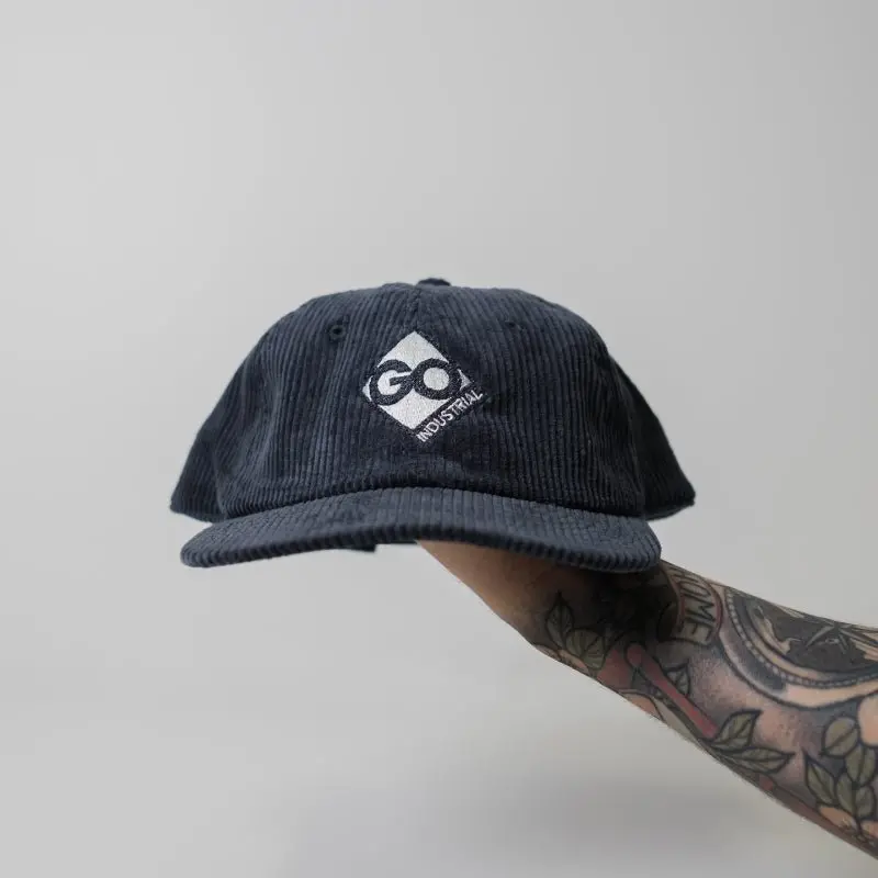 Go Petrol Blue Corduroy Hat 1