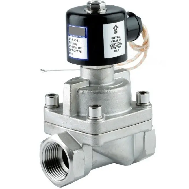 Go S75 304 Stainless Steam And High Temp Normally Closed Solenoid Valves 1