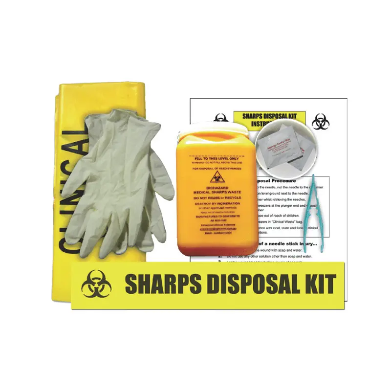 Go Sharps Clean Up Kit Bag 1