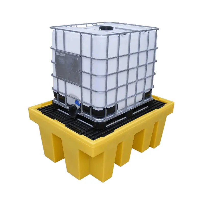 Go Single Ibc Spill Pallet Bund With Removable Grate 1
