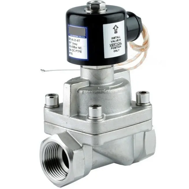 Go Ss75 316 Stainless Steam And High Temp Normally Closed Solenoid Valves 1
