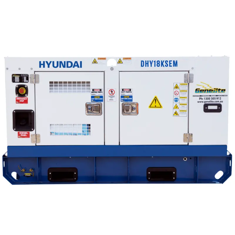 Go18ksem 22Kva Hyundai Industrial Standby Generator 1