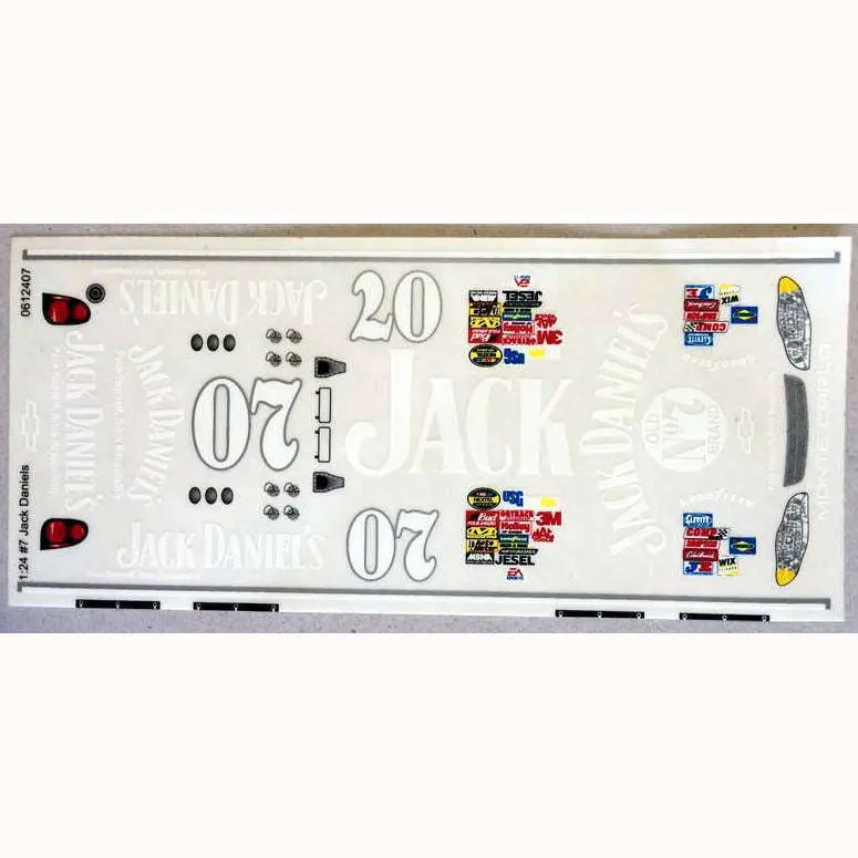 Grafix #7 Jack Daniels Decals 1