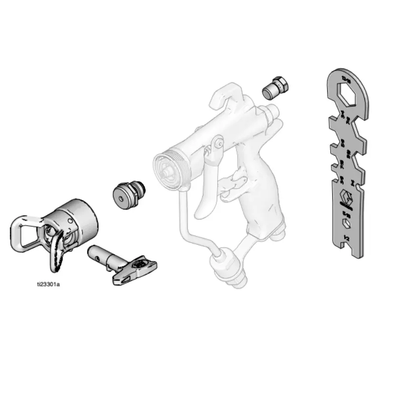 Graco Conversion Kit Flat Tip To Rac X 1