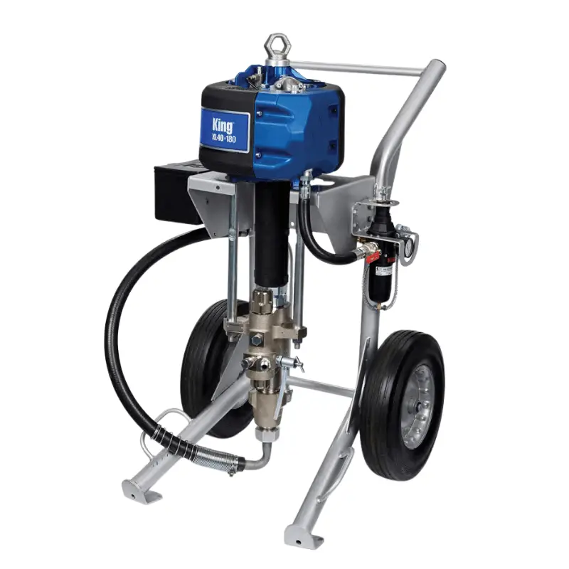 Graco King 30:1 Sprayer Integrated Filter Heavy Duty Cart Air Controls Siphon Kit 1