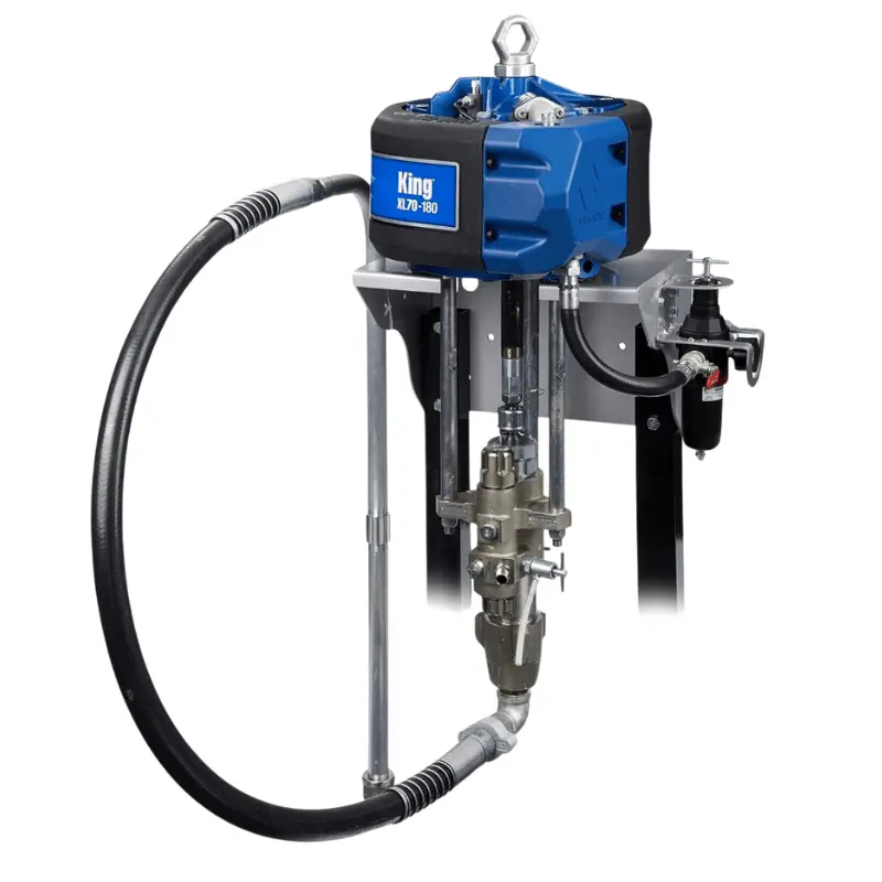 Graco King 30:1 Sprayer Integrated Filter Wall Mount Air Controls Siphon Kit 1