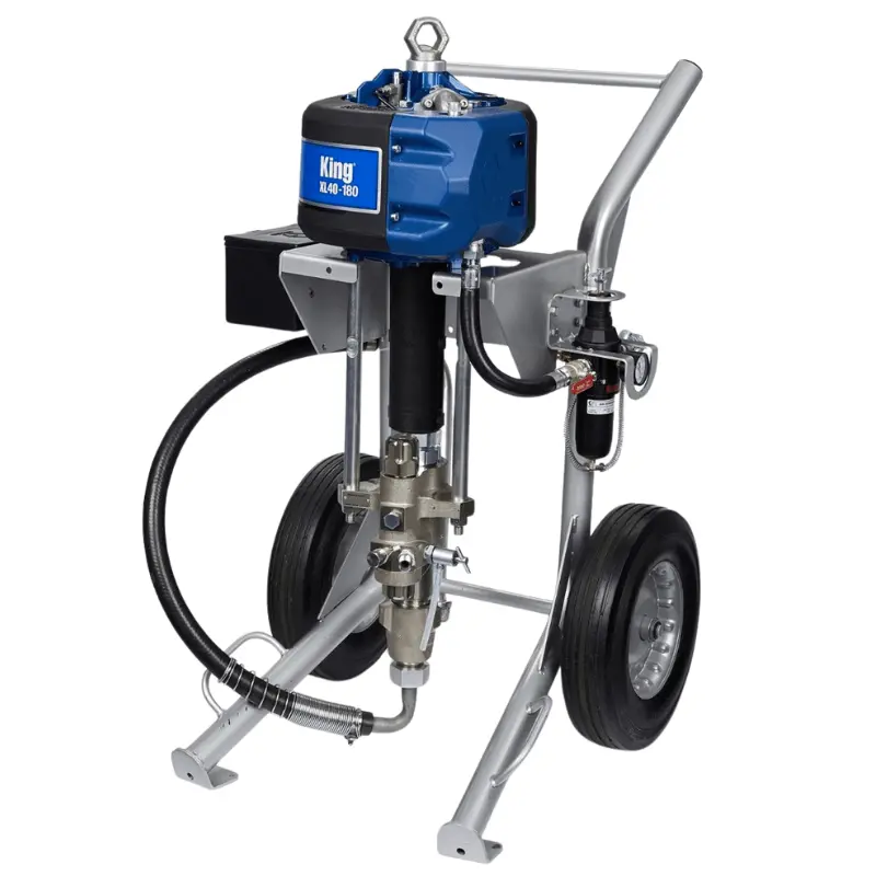 Graco King 40:1 Sprayer Integrated Filter Heavy Duty Cart Air Controls Siphon Kit 1