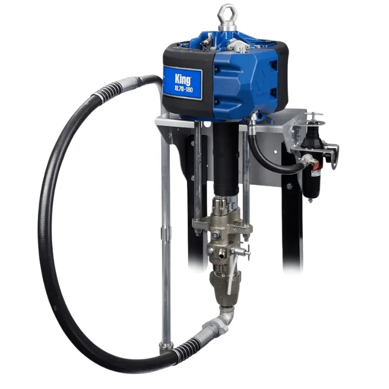 Graco King 40:1 Sprayer Integrated Filter Wall Mount Air Controls Siphon Kit 1