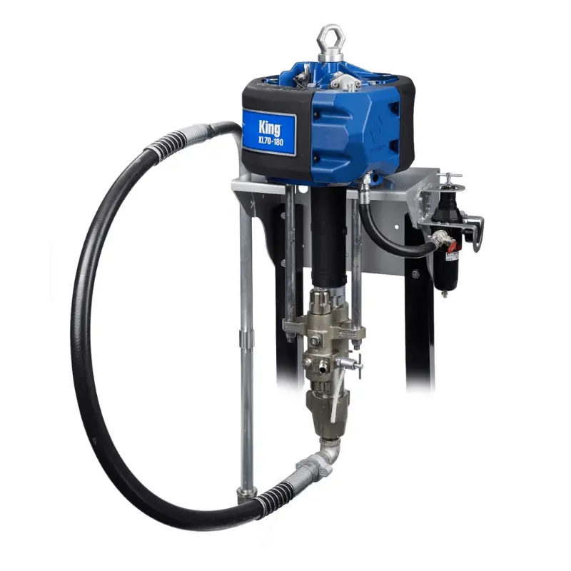 Graco King 45:1 Sprayer Integrated Filter Wall Mount Air Controls Siphon Kit 1