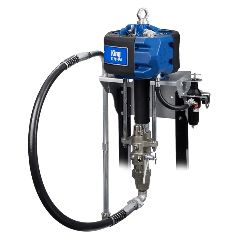 Graco King 60:1 Sprayer Integrated Filter Wall Mount Air Controls Siphon Kit 1
