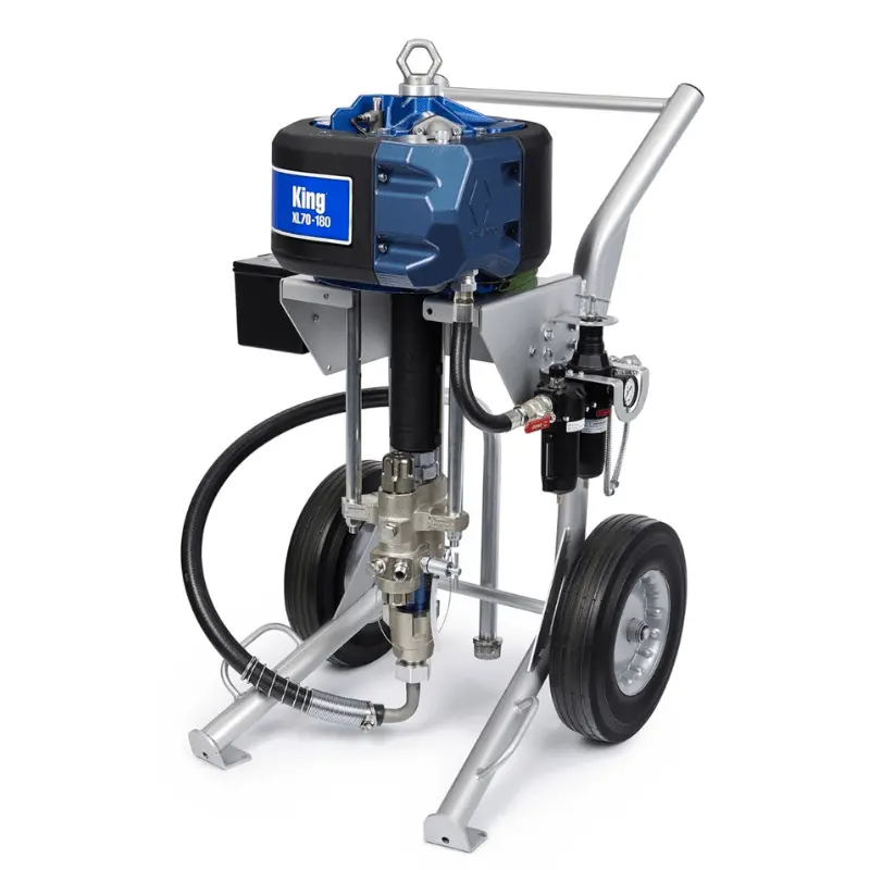 Graco King 71:1 Sprayer Non-Filter Heavy Duty Cart Air Controls Siphon Kit 1