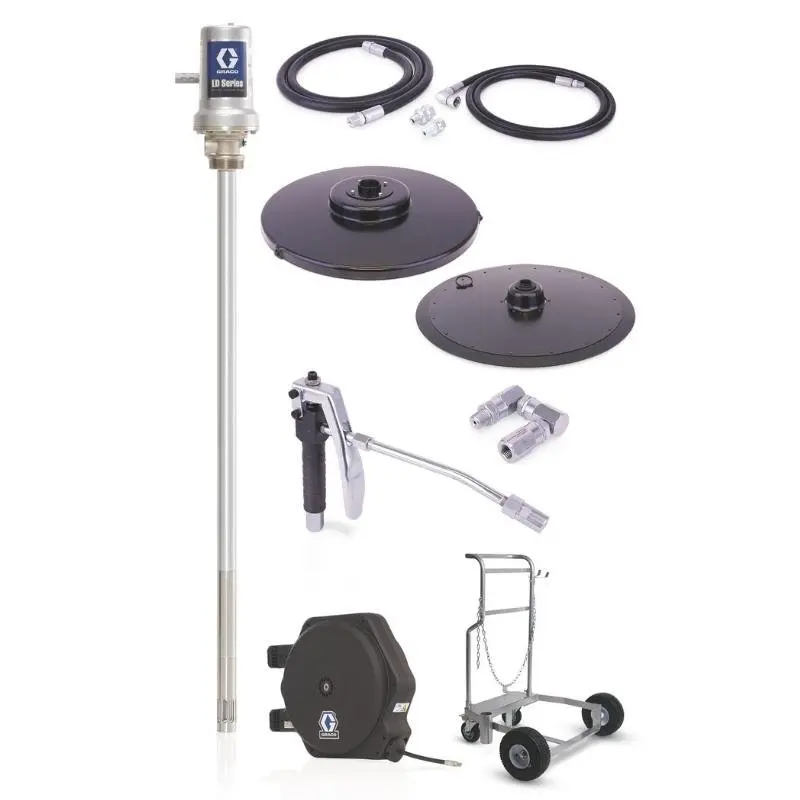 Graco Ld Series 50:1 Mobile Grease Pump Package 180Kg 1