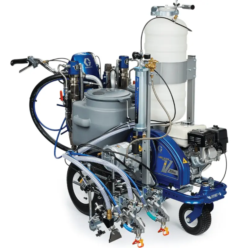 Graco Linelazer V 200Dc Hp Reflective Series Dual Colour Line Striper With Pbs Tank And Laser 1
