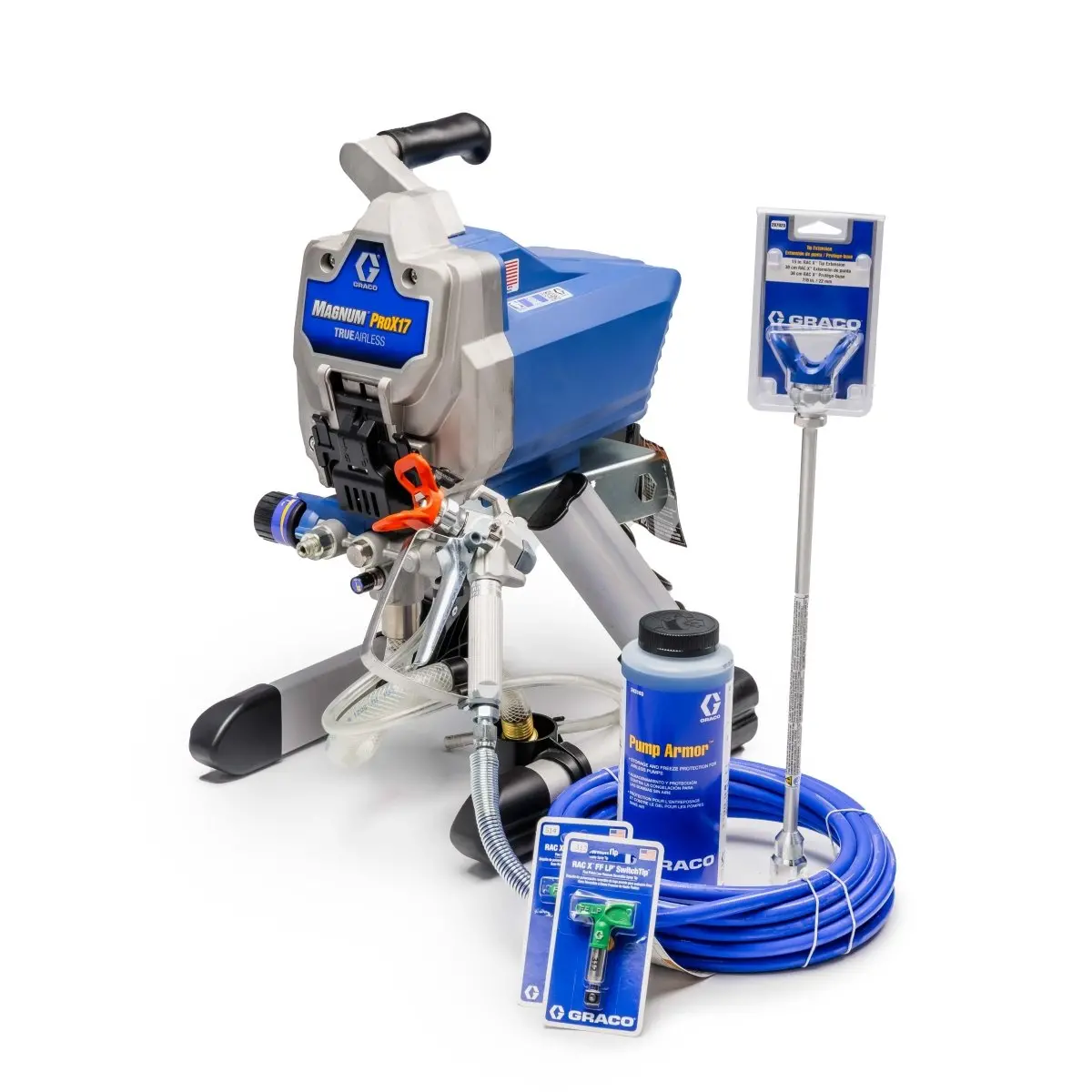 Graco Magnum Prox17 Electric Airless Paint Sprayer With Pro Diy Kit 1