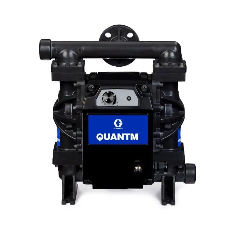 Graco Quantm I30 1" End Flange Pvdf Kynar Electric Diaphragm Pump 1