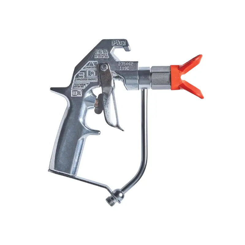 Graco Silver Plus Fine Finish Flat Tip 2 Finger Airless Spray Gun 1