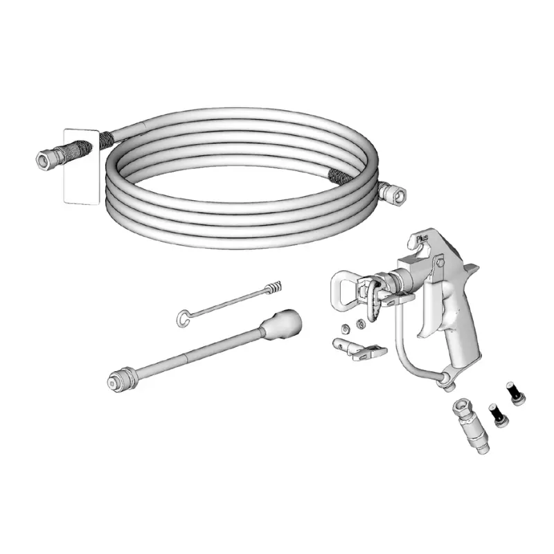 Graco Spray Gun Airless Silver Plus Quick Start Kit 1