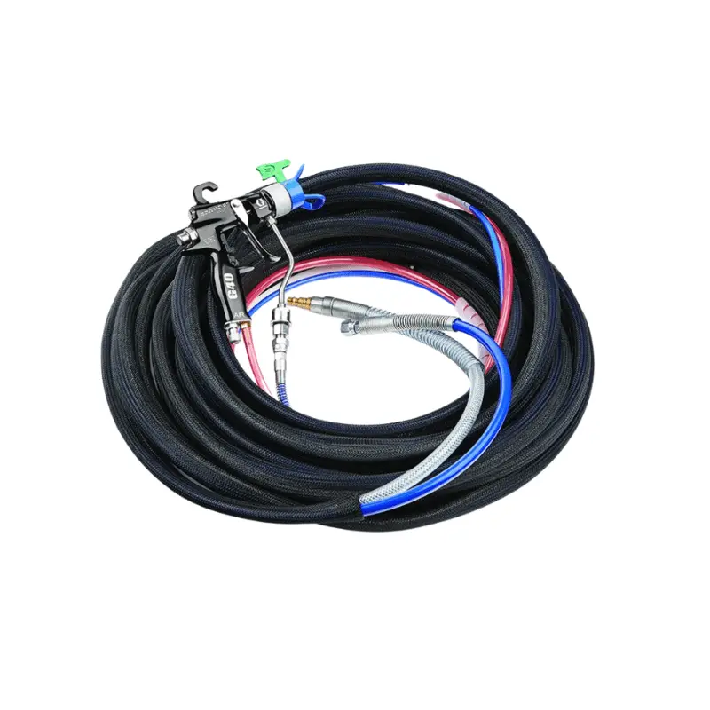 Graco Spray Gun G40 Air-Assisted With Rac X Tip And 50Ft Super-Flex Hose Set 1