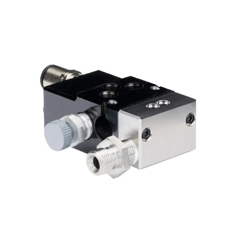 Graco Stellair Auto Manifold Side Fluid Inlet With Inch Threads And Fan Adjustment Valve 1