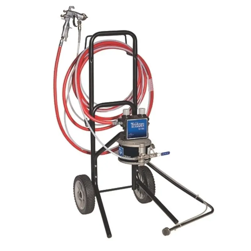 Graco Triton Alum Spray Package Conventional Gun For Wood 2