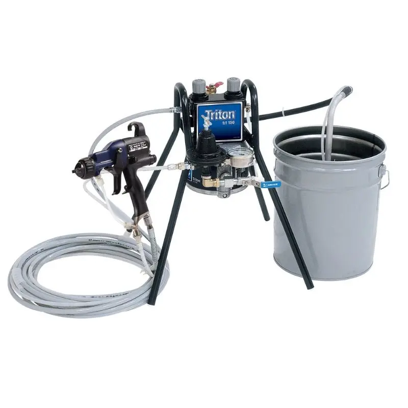 Graco Triton Alum Spray Package Pro Xp40 Electrostatic Gun 1