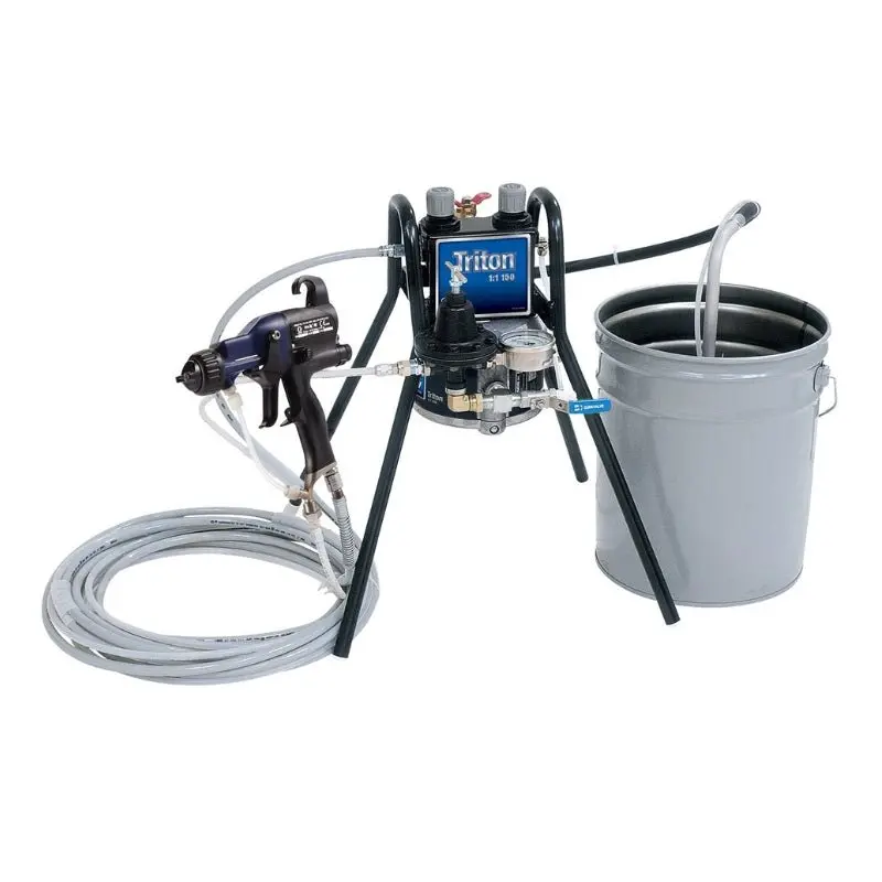 Graco Triton Alum Spray Package Pro Xp60 Electrostatic Gun 1