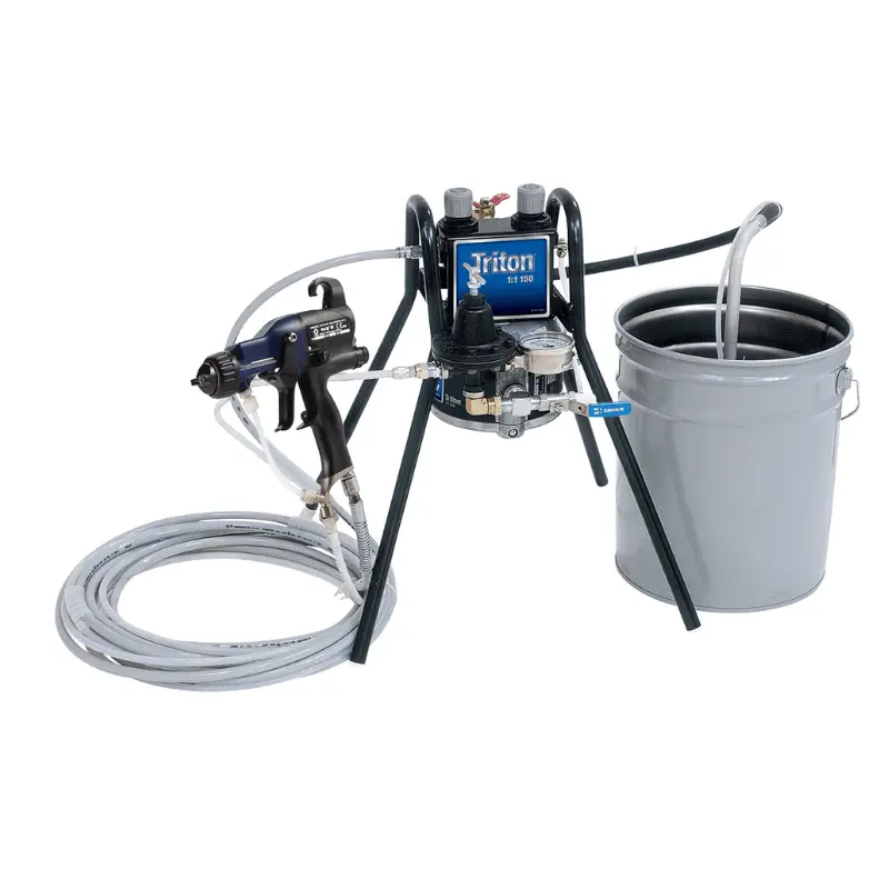 Graco Triton Alum Spray Package Pro Xp85 Electrostatic Gun 1
