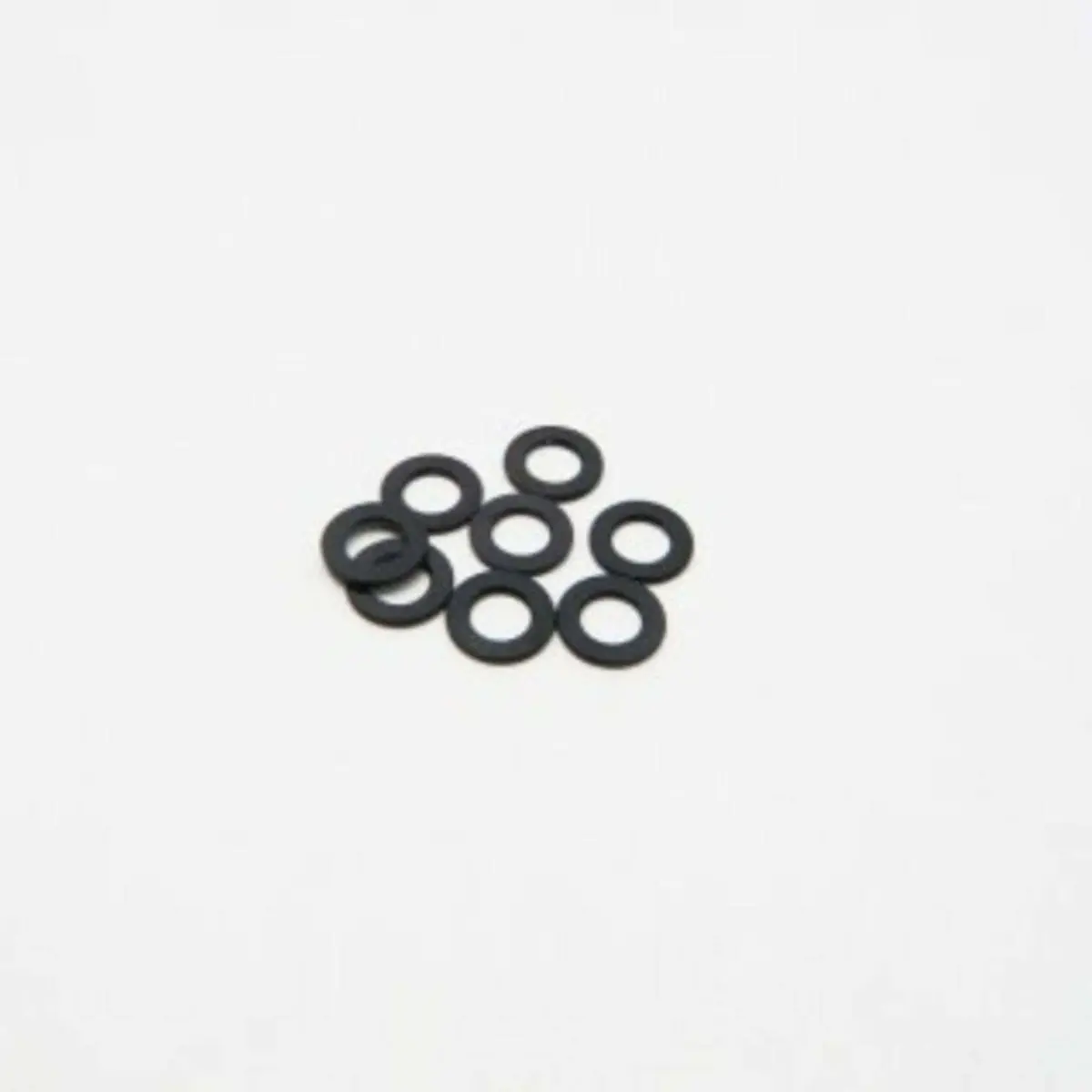 Hiro Seiko 3Mm Alloy Spacer Set (Black) (8Pcs) 1