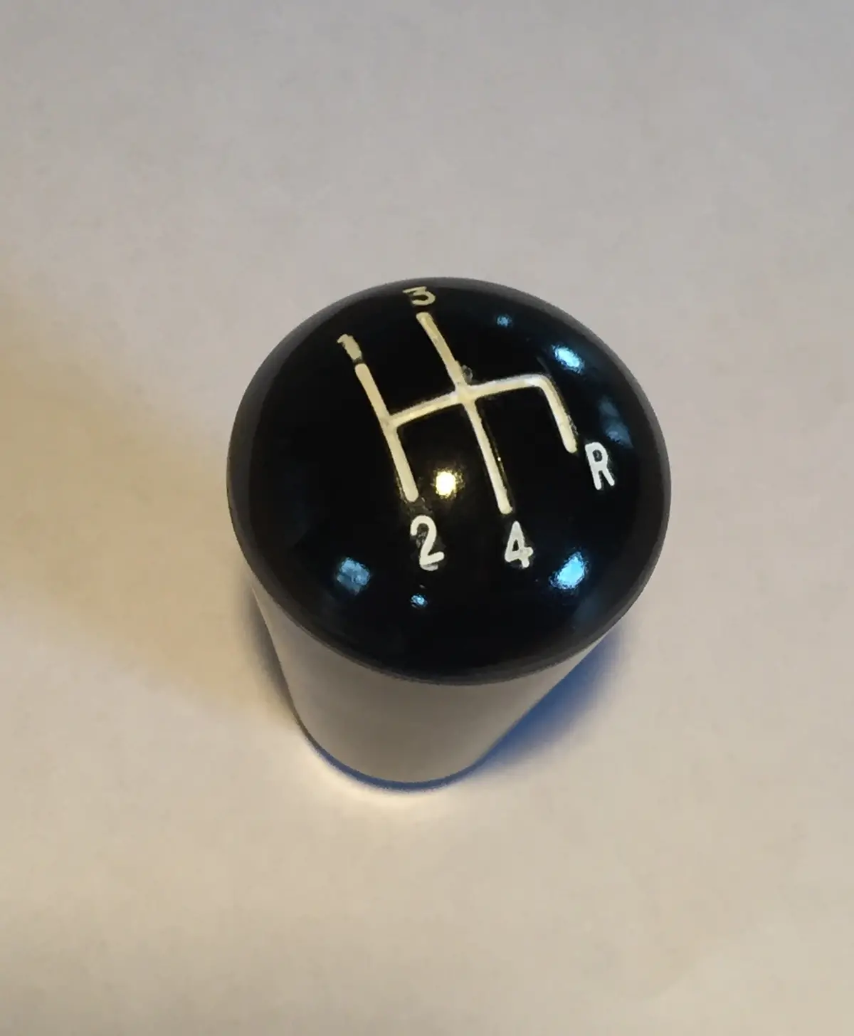 Original Type Shift Knob With Rubber Insert (Bugeye Sprite Mki/Mkii Midget Mki) 1