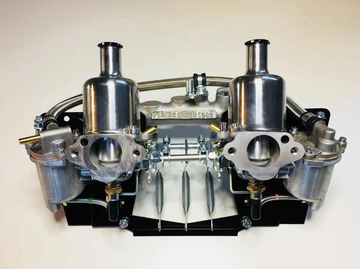 Brand New Hs2 Su Carburetor & Manifold Set 1