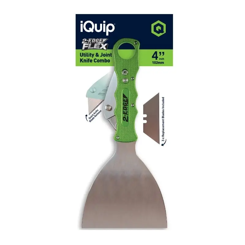 Iquip 2-Edge Utility & Flex Joint Knife Combo 1