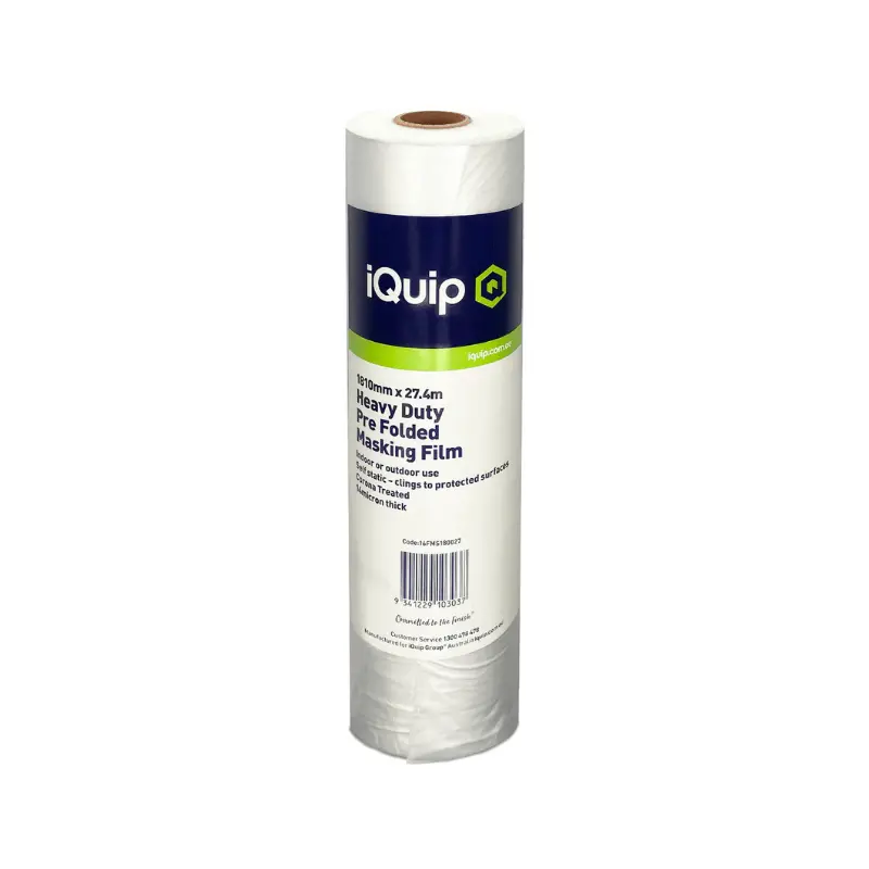 Iquip Pre-Folded Plastic Masking Film 1