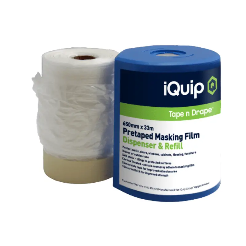 Iquip Pre-Taped Masking Film & Dispenser 1