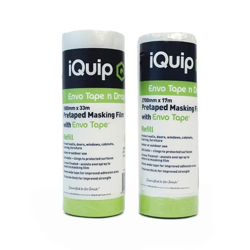 Iquip Pre-Taped Masking Film With Envo Tape Refills 1