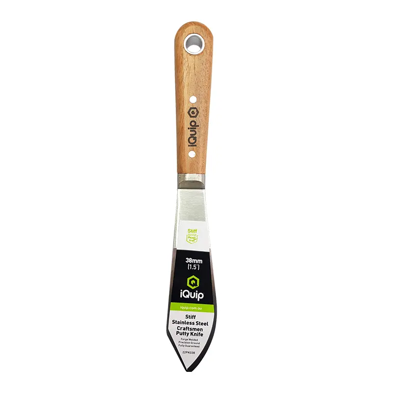 Iquip Stiff Scraper Rosewood Handle Putty Knife 1
