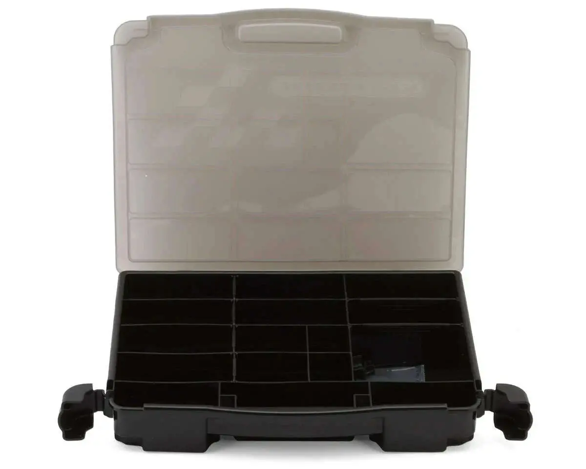 Jconcepts Parts Storage Box (Black/Smoke Grey) (14.5X11x2.37") 1