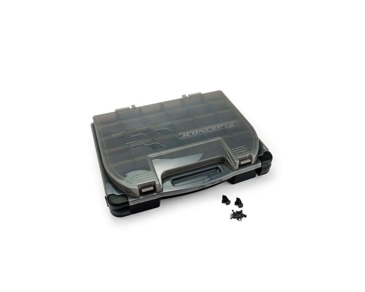 Jconcepts Tool Box W/Upper Storage (Black/Smoke Gray) 1
