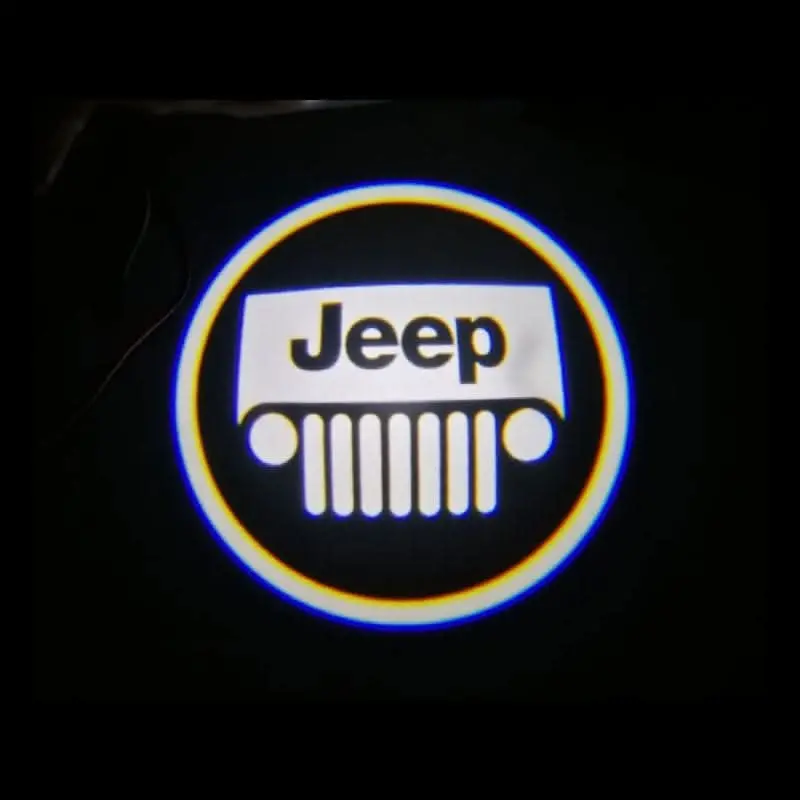 Jeep Cherokee Latitude Dynamic Dual Lens Premium Door Puddle Lights Multiple Designs 2014-2023 2