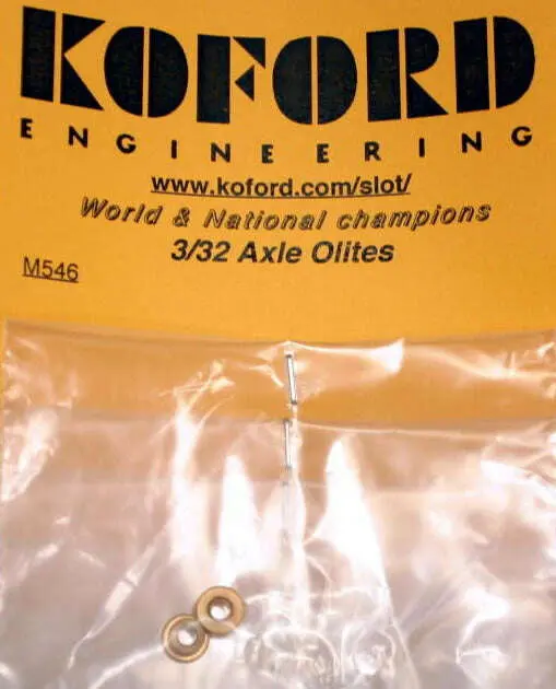 Koford M546 3/32 Axle Oilites (Card) 1