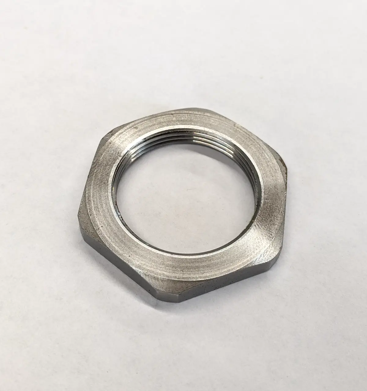 Hub Bearing Retaining Nut - Left Hub (All Spridgets) 1