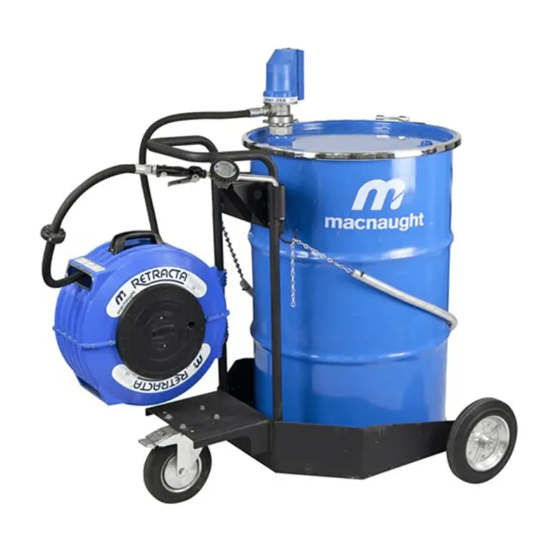Macnaught Trolley Based Metered Gun Oil Dispensing Pump Kit 1